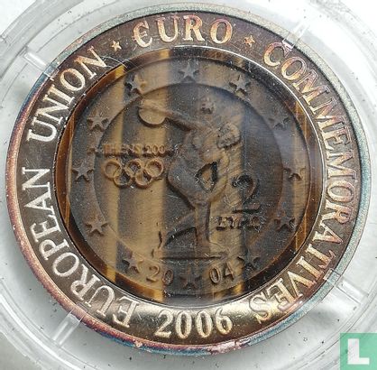 North Korea 700 won 2006 (PROOF) "European Union commemoratives - Greece 2004" - Image 1