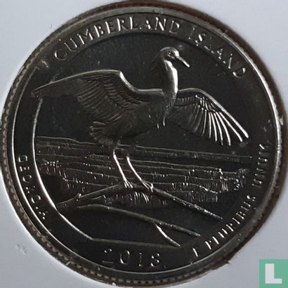 Vereinigte Staaten ¼ Dollar 2018 (PP - verkupfernickelten Kupfer) "Cumberland Island" - Bild 1