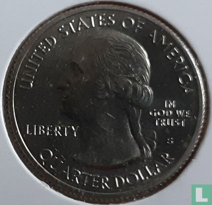 États-Unis ¼ dollar 2018 (BE - cuivre recouvert de cuivre-nickel) "Cumberland Island" - Image 2
