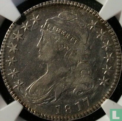 États-Unis ½ dollar 1817 (181.7) - Image 1
