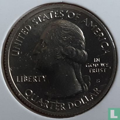 Vereinigte Staaten ¼ Dollar 2015 (PP - verkupfernickelten Kupfer) "Kisatchie national forest" - Bild 2