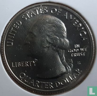 Verenigde Staten ¼ dollar 2018 (PROOF - koper bekleed met koper-nikkel) "Voyageurs National Park" - Afbeelding 2