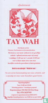Afhaalrestaurant Tay Wah - Afbeelding 1