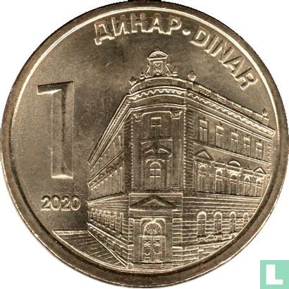 Serbia 1 dinar 2020 - Image 1