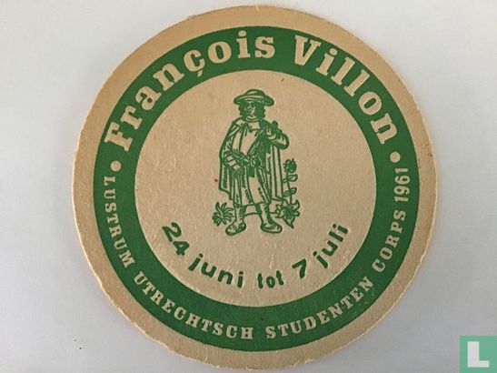 Francois Villon Lustrum Utrechtsch Studenten corps 1961 - Afbeelding 1