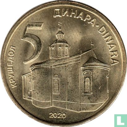 Serbia 5 dinara 2020 - Image 1
