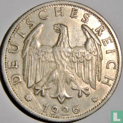 Duitse Rijk 2 reichsmark 1926 (G) - Afbeelding 1