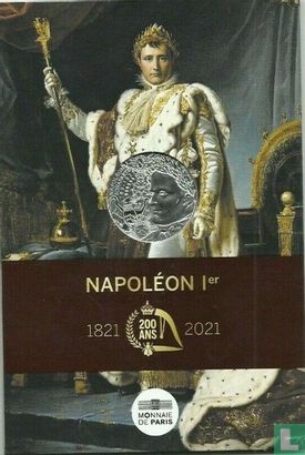 Frankreich 10 Euro 2021 (Folder) "200th anniversary Death of Napoleon" - Bild 1