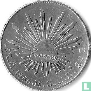 Mexico 8 real 1885 (Mo MH) - Afbeelding 1