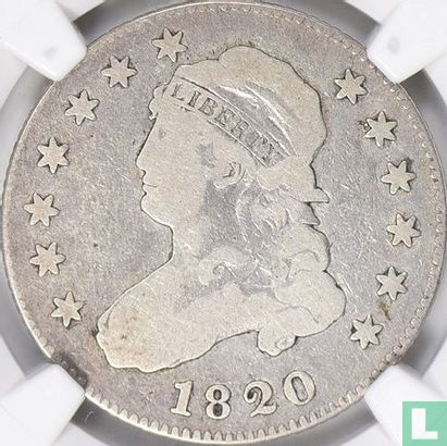 United States ¼ dollar 1820 (type 1) - Image 1