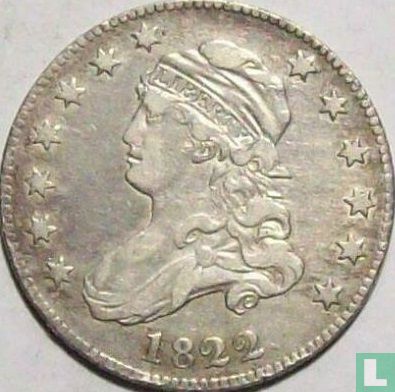 United States ¼ dollar 1822 - Image 1