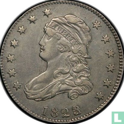 États-Unis ¼ dollar 1823 (1823/22) - Image 1