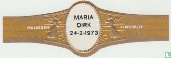 Maria Dirk 24-2-1973 - Maldegem - R. Janssens & Zn - Afbeelding 1