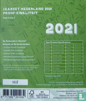 Niederlande KMS 2021 (PP) "Nationale Collectie - Utrecht" - Bild 3