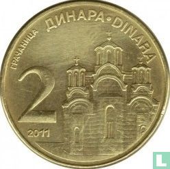 Servië 2 dinara 2011 (type 2) - Afbeelding 1