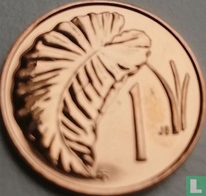 Îles Cook 1 cent 1975 (avec FM) - Image 2
