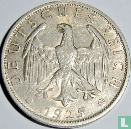 Duitse Rijk 2 reichsmark 1925 (A) - Afbeelding 1