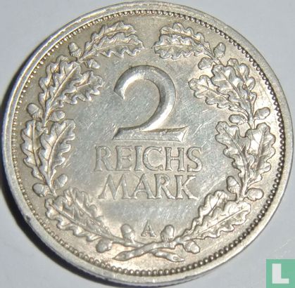 Duitse Rijk 2 reichsmark 1925 (A) - Afbeelding 2