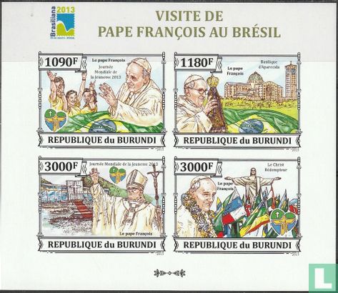 Bezoek van Paus Franciscus aan Brazilië