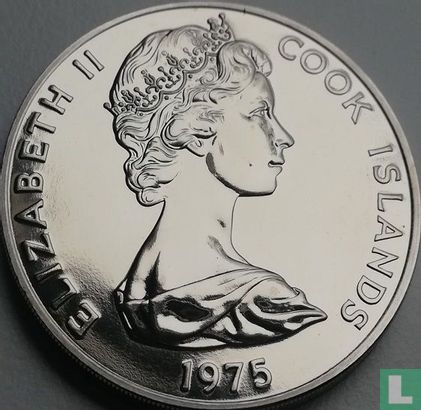 Cookeilanden 1 dollar 1975 (met FM) - Afbeelding 1