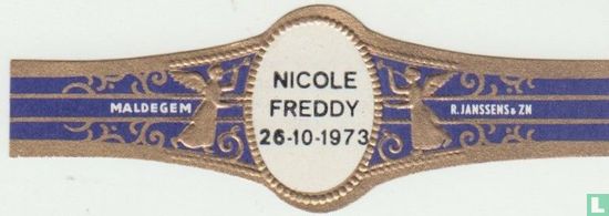 Nicole Freddy 26-10-1973 - Maldegem - R. Janssens & Zn - Afbeelding 1