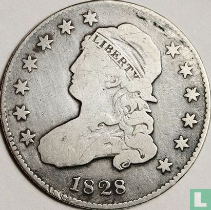 United States ¼ dollar 1828 (25/50 C.) - Image 1