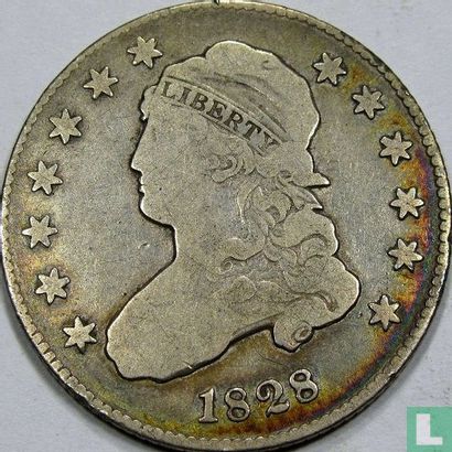 United States ¼ dollar 1828 - Image 1