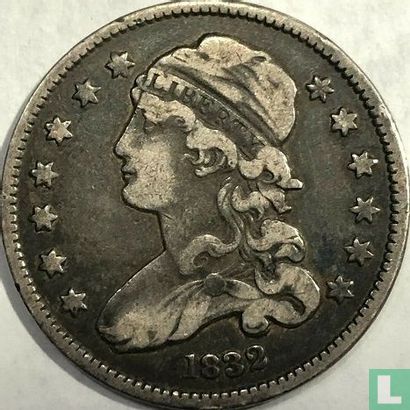 United States ¼ dollar 1832 - Image 1