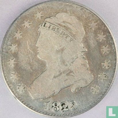 United States ¼ dollar 1825 (1825/4/2) - Image 1