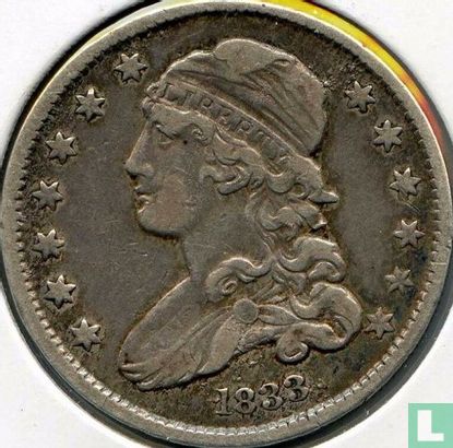 United States ¼ dollar 1833 - Image 1
