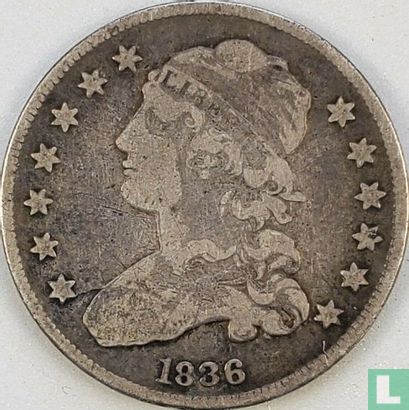 United States ¼ dollar 1836 - Image 1