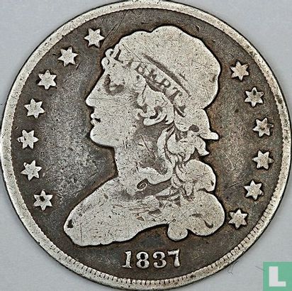 United States ¼ dollar 1837 - Image 1