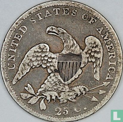 États-Unis ¼ dollar 1837 - Image 2
