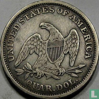 États-Unis ¼ dollar 1839 - Image 2