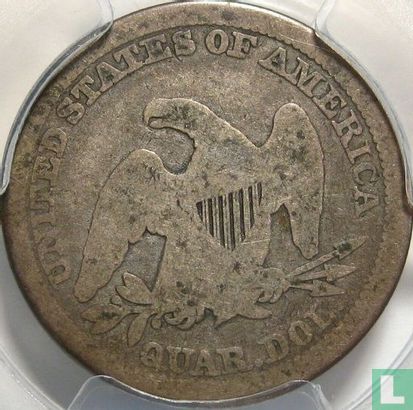 États-Unis ¼ dollar 1840 (sans lettre) - Image 2