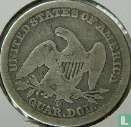 United States ¼ dollar 1841 (O) - Image 2