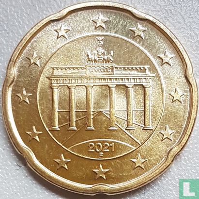 Deutschland 20 Cent 2021 (F) - Bild 1