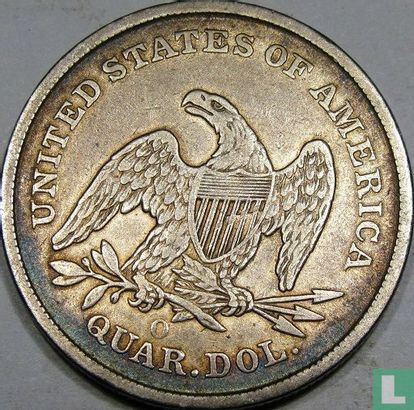 États-Unis ¼ dollar 1840 (O - type 1) - Image 2