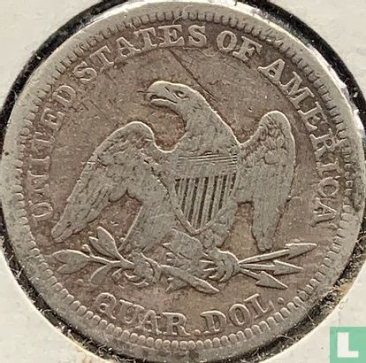 United States ¼ dollar 1843 (without letter) - Image 2