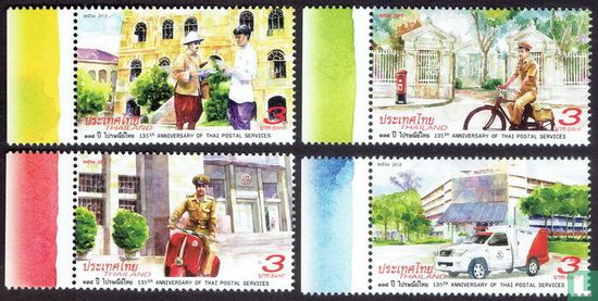 135 jaar Thaise Postdiensten 