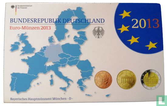 Duitsland jaarset 2013 (PROOF - D) - Afbeelding 1