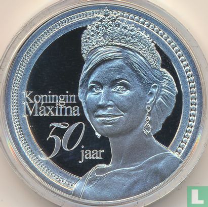 Niederländische Antillen 5 Gulden 2021 (PP) "50th anniversary of Queen Máxima" - Bild 2