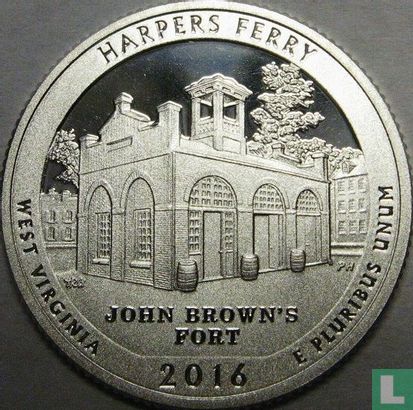 Vereinigte Staaten ¼ Dollar 2016 (PP - verkupfernickelten Kupfer) "Ferry National Historical Park - West Virginia" - Bild 1