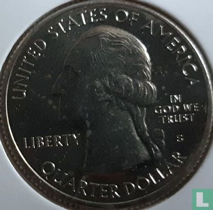 États-Unis ¼ dollar 2018 (BE - cuivre recouvert de cuivre-nickel) "Pictured Rocks" - Image 2