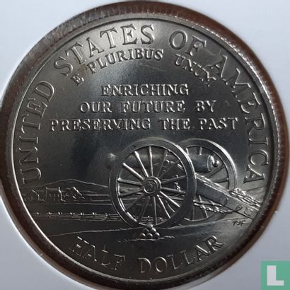 Verenigde Staten ½ dollar 1995 (PROOF) "Civil War battlefields" - Afbeelding 2