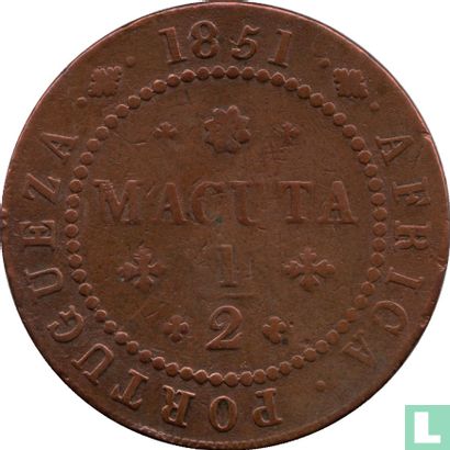 Angola ½ macuta 1851 - Afbeelding 1