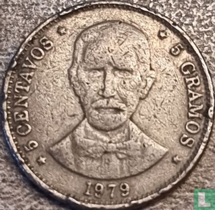 Dominicaanse Republiek 5 centavos 1979 - Afbeelding 1