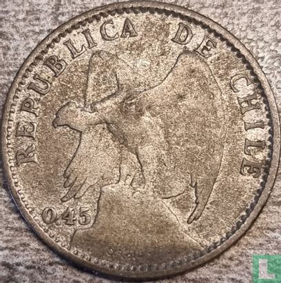 Chili 20 centavos 1916 - Image 2