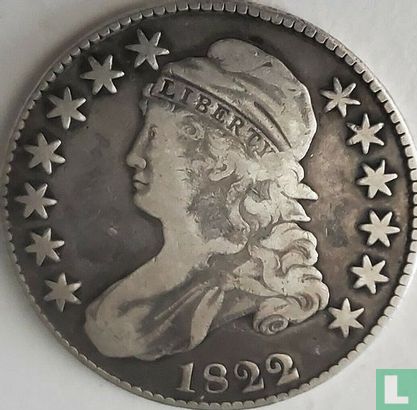 United States ½ dollar 1822 - Image 1
