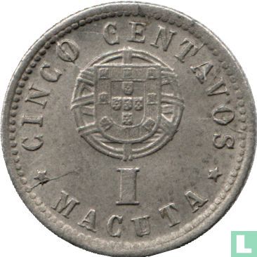 Angola 5 centavos 1927 - Image 2